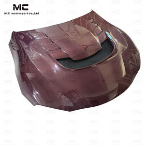 Para Toyota SUPRA A90 A91MK GR, Capó Delantero de Fibra de Carbono Roja Real, Cubierta de Motor de Fibra de Carbono, Capó Rojo de Fibra de Carbono - Product Image 6