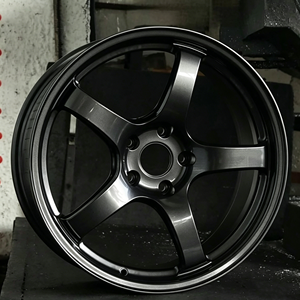 Jantes forgées classiques à 5 branches de 15, 16, 17, 18, 19, 20 pouces, 4*100, 5*100, 5*108, 5*112, 5*114.3, 5*120, 5*130, <span class=keywords><strong>jaune</strong></span> brillant, pour 370Z, Model Y, X3, GLC - Product Image 2