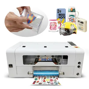 Siheda Waterproof Sunscreen Durable Scratch-Resistant Non-fading A3 Uv Dtf Cup Packaging Roll-to-Roll Transfer Printer