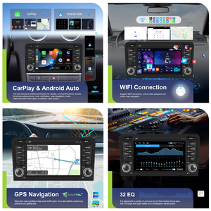 Podofo 7 "4 + 64G <span class=keywords><strong>2</strong></span> <span class=keywords><strong>Din</strong></span> Android <span class=keywords><strong>Autoradio</strong></span> Stéréo pour <span class=keywords><strong>Audi</strong></span> <span class=keywords><strong>A3</strong></span> <span class=keywords><strong>8P</strong></span> S3 RS3 Carplay sans fil/Android Auto GPS/Wifi/EQ Car Audio OEM - Product Image 2