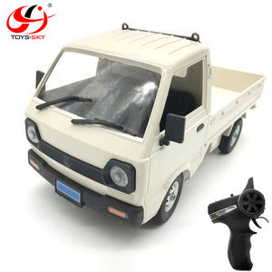 Voiture télécommandée WPL D12 1/10 4WD Simulation moteur brossé 260, escalade, éclairage LED, télécommande, camion Suzuki, jouets de voiture avec lumière - Product Image 1