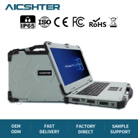 Nieuwe Intel I7 aanpasbare I/O robuuste laptop 15,6 inch grijs waterdicht stofdicht schokbestendig SSD dubbele batterij Engels toetsenbord