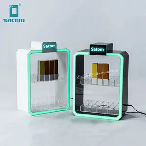 Wholesale Price Custom Branded Acrylic Display Holder Custom Acrylic Tobacco Display Rack