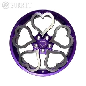 Roues en alliage de moyeu de roue blanc violet jantes voitures 18-21 pouces rayons multiples roues forgées en forme de coeur 15 17 18 19 20 21 22 24 - Product Image 2
