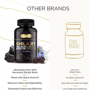 Gomitas de Resina de Shilajit Veganas OEM/ODM, Suplemento Alimenticio, Minerales, Ácido Fúlvico, Magnesio, Vitaminas Orgánicas del Himalaya, Dulces para Adolescentes - Product Image 6