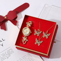 Coffret Cadeau Créatif Fête des Mères : Boucles d'Oreilles Cœur en Acier Inoxydable, Collier, Montre à Quartz, Sérigraphié pour Maman, Petite Amie