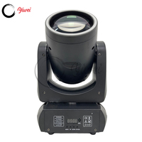 Projecteur Beam 200 à tête mobile LED avec gobo en verre, plaque de givrage arc-en-ciel, prisme étoile, compact pour DJ, discothèques, concerts, événements, éclairage de scène