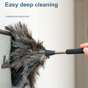 Khăn lau kính thiên văn đa góc-Lông đà điểu tự nhiên + sợi chống tĩnh điện | công cụ làm sạch trần & Mạng Nhện - Product Image 2