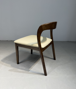 Chaise de salle à manger en bois massif, chaise de loisirs minimaliste moderne avec dossier, chaise de bureau pour la maison, l'hôtel et le restaurant - Product Image 6
