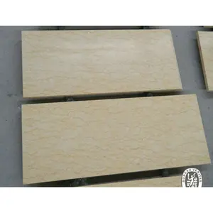 Polished golden cream marble stone 60x30 flooring tiles