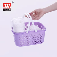 Panier de rangement en plastique avec poignées, styles 1L, 2.4L, 4.5L, pour la mode, le shopping et l'organisation domestique, vente en gros
