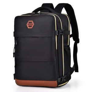 XINGYONZHE Softback Backpack 20-37L Waterproof Polyester Unisex Daily Use Travel Laptop <b>Bag</b> Panelled Design - Product Image 6