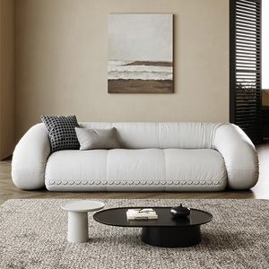 ATUNUS Meubles de salon Giovannetti Canapé-<span class=keywords><strong>lit</strong></span> facile et pratique Canapé <span class=keywords><strong>extensible</strong></span> Canapé-<span class=keywords><strong>lit</strong></span> en cuir - Product Image 2