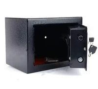 Mini Ganzstahl-Sicherheitsbox - Digitaler Safe mit Münzschlitz, Versteckter Ersatzschlüsselverschluss für Heim-/Hotelgebrauch