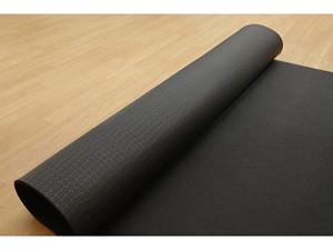 Colchoneta de PVC duradera para bicicleta estática, entrenador de spinning, cinta de correr y elíptica, para uso doméstico, de 0.6-1 pulgada de grosor. Rectángulo Negro - Product Image 4