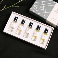 Les étiquettes personnalisées 2ml-15ml flacons de parfum en verre vides forme plate avec boîte 3ml 5ml 10ml échantillons flacons pulvérisateurs
