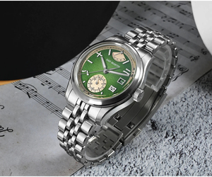 <span class=keywords><strong>San</strong></span> <span class=keywords><strong>Martin</strong></span> SN0144DG 39mm estilo chino diseño Original Miyota 9132 reloj de vestir de lujo para hombres mecánico automático resistente al agua 100M - Product Image 6