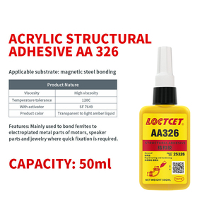 กาวล็อคเกลียวเหล็กแม่เหล็ก LOCTCET AA326 50 มล. ชนิดแห้งเร็ว ความหนืดสูง กลิ่นน้อย สำหรับขาย - Product Image 2