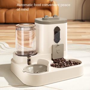 Alimentatore automatico per cani 2L distributore d'acqua da 1,5 l ciotola per cani eco-friendly in plastica 2-in-1 utensili per alimenti e acqua - Product Image 1