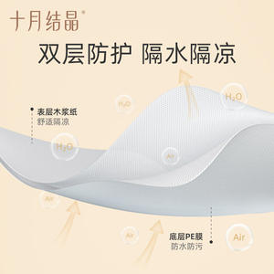 Housses de siège de toilette jetables October Crystal 39cmx45cm 5 pièces pour les voyages de maternité - Product Image 5