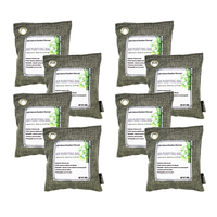 Bolsa purificadora de aire, carbón vegetal de bambú activado OEM, 8x200g, desodorizador, barata