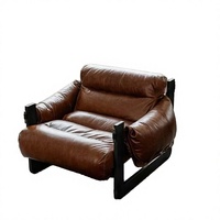 Fauteuil pliable confortable à une place, style moderne du milieu du siècle, écologique, pour salon, chambre, bureau, extérieur, salle à manger