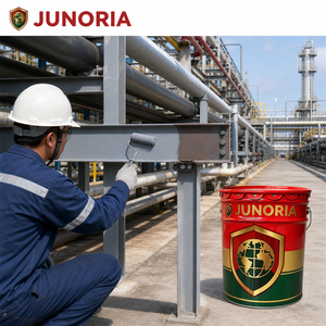 Junoria Imprimación Epoxi <span class=keywords><strong>de</strong></span> <span class=keywords><strong>Fosfato</strong></span> <span class=keywords><strong>de</strong></span> <span class=keywords><strong>Zinc</strong></span> 2K <span class=keywords><strong>de</strong></span> Alta Adhesión, 70% <span class=keywords><strong>de</strong></span> Contenido Sólido, Bajo VOC para Tuberías Industriales, Estructuras <span class=keywords><strong>de</strong></span> Tuberías y Tuberías <span class=keywords><strong>de</strong></span> Proceso Resistentes al Calor - Product Image 1