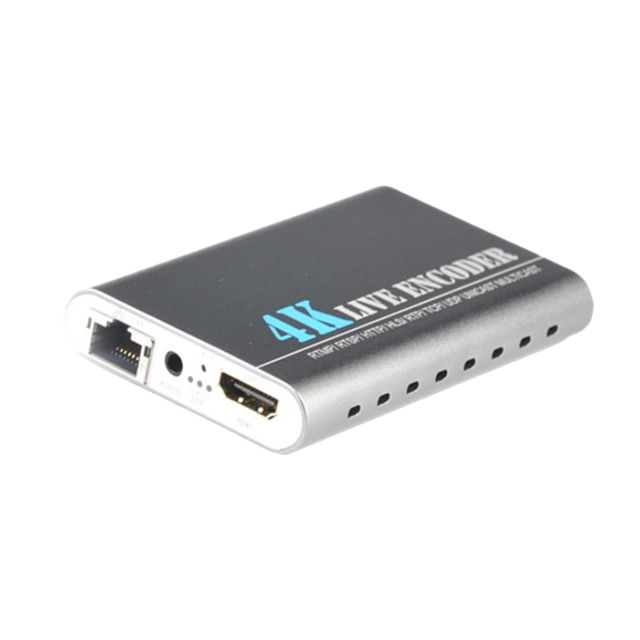 Catcast 1 Channel Multi Protocol Unicast/Multicast H.264/H.265 HEVC 4K Mini Encoder AAC Audio WiFi Battery Powered Metal