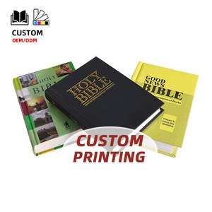 Impresión Personalizada <span class=keywords><strong>de</strong></span> Libros, <span class=keywords><strong>Biblia</strong></span> con Cubierta <span class=keywords><strong>de</strong></span> Cuero PU, Tapa Dura, Encuadernación Perfecta, Proveedor <span class=keywords><strong>de</strong></span> Fábrica OEM - Product Image 1