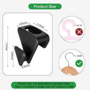 18 Pieces Wardrobe Closet Space Saving <strong>Clothes</strong> <strong>Hanger</strong> Extender <strong>Connector</strong> Attachment Organizer <strong>Hooks</strong> - Product Image 2