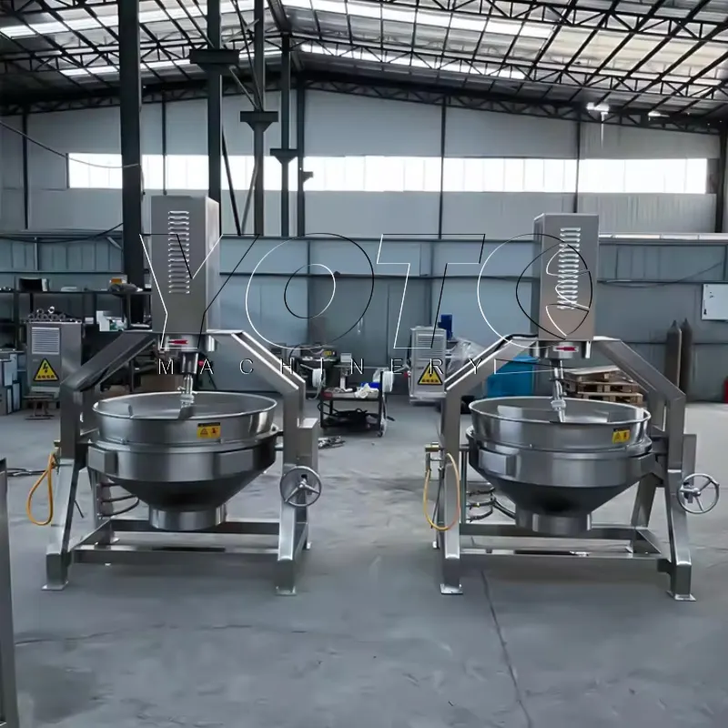 Hot Sale Factory Price Stainless steel Electric Heating Jacketed Cooking Kettle Fruit Jam Making Machine