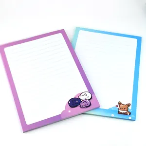 Bloc de notas personalizado kawaii lindo cubo vintage con forma de animal