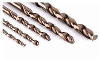 Usine Din338 5% M35 tige droite HSS fabricants de forets en Cobalt de haute qualité