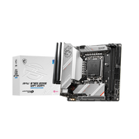 Harga bagus MSI Motherboard komputer MPG B760I EDGE WIFI DDR4 LGA 1700 mendukung prosesor 12th 13th Motherboard