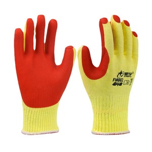 ถุงมือทำงาน Xingyu FM002 ผ้าฝ้าย ปลายนิ้วมีพื้นผิว ป้องกันการเสียดสี ถุงมืออเนกประสงค์เพื่อความปลอดภัย - Product Image 3