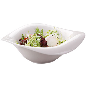 Bol à salade français en céramique pour restaurant, idéal pour desserts, soupes et collations - Product Image 5