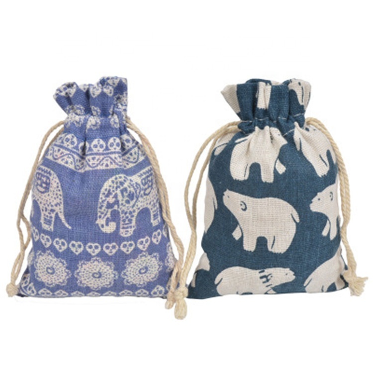 Rangement Cordon Cadeau Sacs Designer Coton Lin Articles Divers Bonbons Sacs En Organza Bijoux Sachets D'emballage