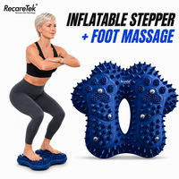 Equipo de Gimnasio Completo para el Hogar, Entrenamiento Cardiovascular, Stepper Inflable, Equipo de Fitness para el Hogar, Ejercicio de la Parte Inferior del Cuerpo, Máquina de Step para Fitness