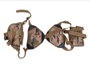 Holster d'épaule horizontal ambidextre Definite Outdoor Devices GS03 avec double porte-chargeur, noir, usage professionnel - Product Image 6