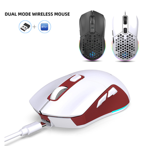 Redwingy T28 çift mod kablosuz fare hafif tasarım delikli-out kablosuz fare altı ayarlanabilir DPI seviyeleri RGB arka aydınlatma - Product Image 6