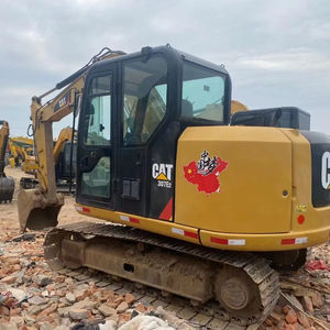 Caterpillar 307E2 a utilisé l'excavatrice 7ton pouce 25 tonnes de poids d'opération de fossé de bas prix avec le PLC de pompe de boîte de vitesse de moteur - Product Image 1