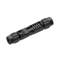1500V IP68 connecteur de panneaux solaires étanche PPO adaptateur mâle et femelle pour câble PV 1P connexion d'alimentation de Contact en cuivre