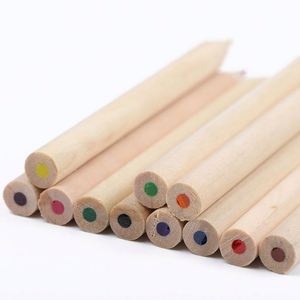Offre Spéciale : Mini-ensemble de 6 crayons de couleur pour le dessin artistique avec taille-crayon, emballage en tube carton pour écoliers - Product Image 2