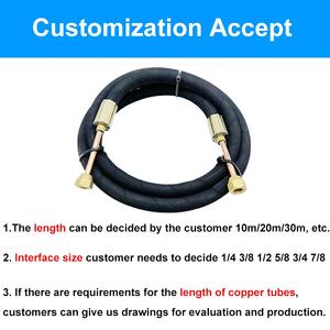 Hava şartlarında ve yoğuşmalı ünitelerde soğutucu için R410a L tipi 1/4 "3/8" 1/2 "5/8" 3/4 "7/8" dayanıklı esnek kauçuk hortum - Product Image 6