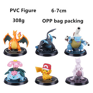 Action Figure in PVC di Pokemoned in Postura di Battaglia, Modellino da Collezione e Regalo Ispirato a Pokemoned <span class=keywords><strong>Go</strong></span> - Product Image 2