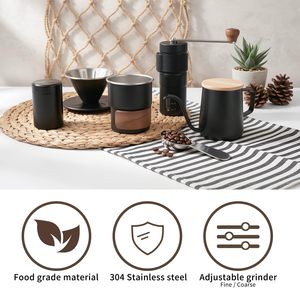 Nuevo Set de Café para Viaje, Accesorios para Camping, Cafetera Manual Impermeable, Set de Regalo - Product Image 3
