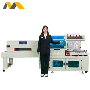 Automatic L Bar Sealer Side Sealing heat tunnel shrink wrap machine Shrink Wrapping Machine for Food