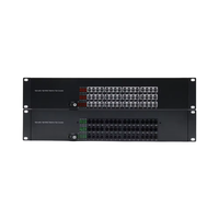 Convertisseur de fibre de ligne téléphonique FXS FXO Multiplexeur optique 64CH Prolongateurs de téléphone à fibre optique Émetteurs-récepteurs à haute fibre optique