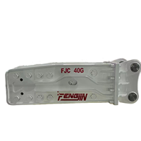 Ciseaux hydrauliques HB40G, diamètre de la pointe de 160 mm, pour excavatrices de 35 à 45 tonnes, poids de 3150 kg, composants PLC essentiels