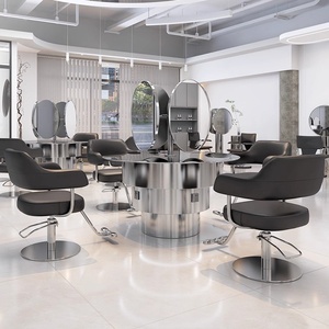 Table de travail de salon de <span class=keywords><strong>coiffure</strong></span> Table de <span class=keywords><strong>coiffure</strong></span> multi-personnes Boutique de <span class=keywords><strong>coiffure</strong></span> Table d'équipement fixe - Product Image 3